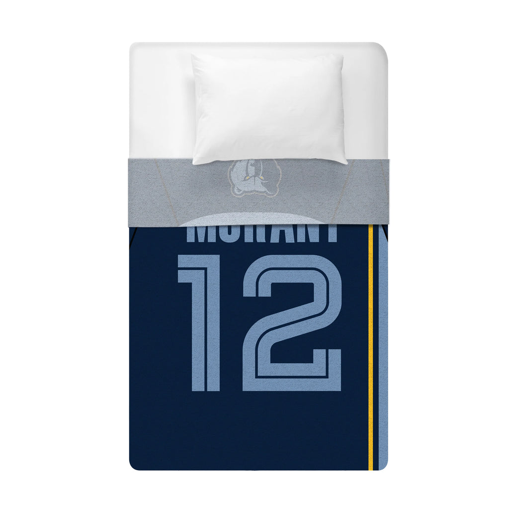 Memphis Grizzlies Ja Morant 60” x 80” Raschel Plush Blanket