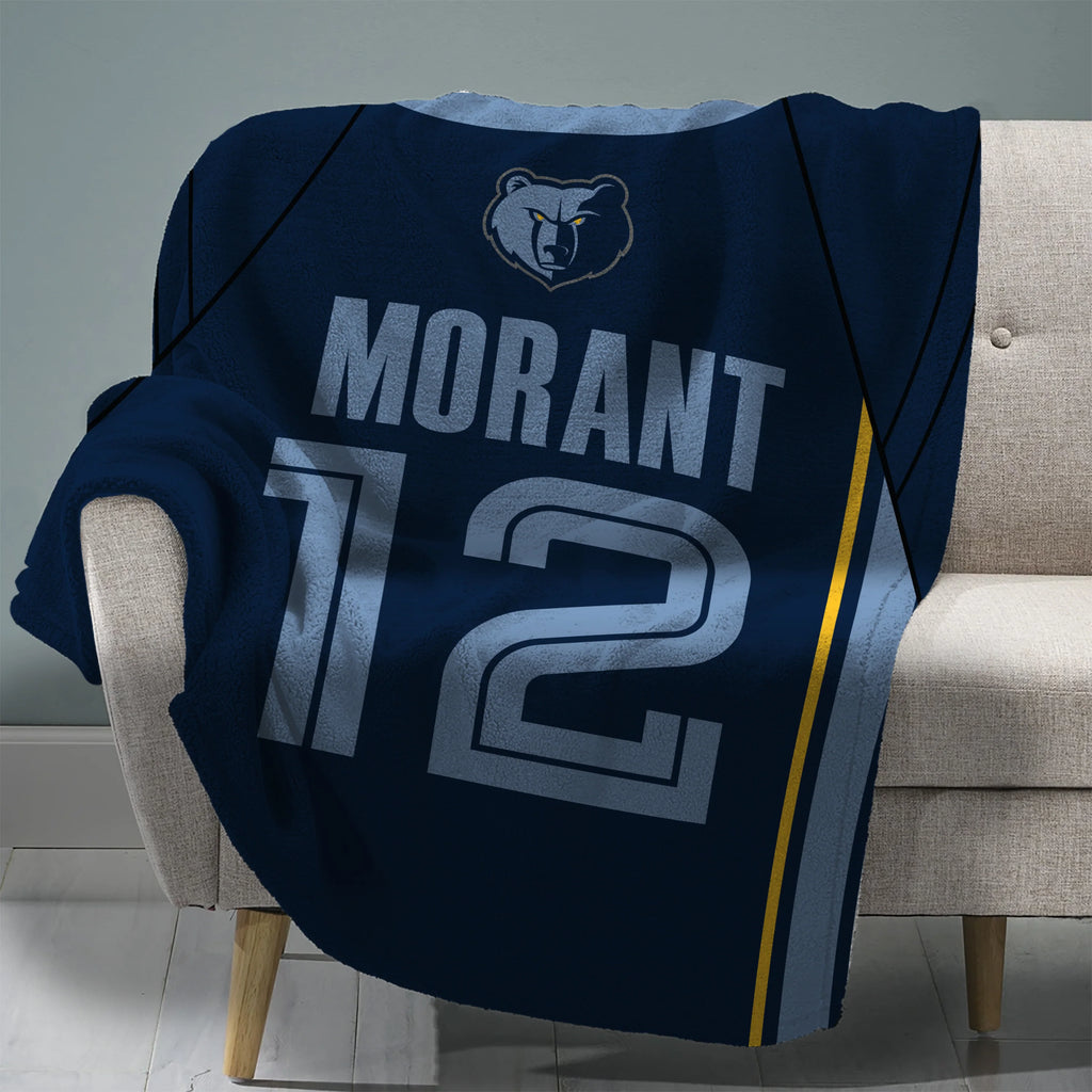 Memphis Grizzlies Ja Morant 60” x 80” Raschel Plush Blanket