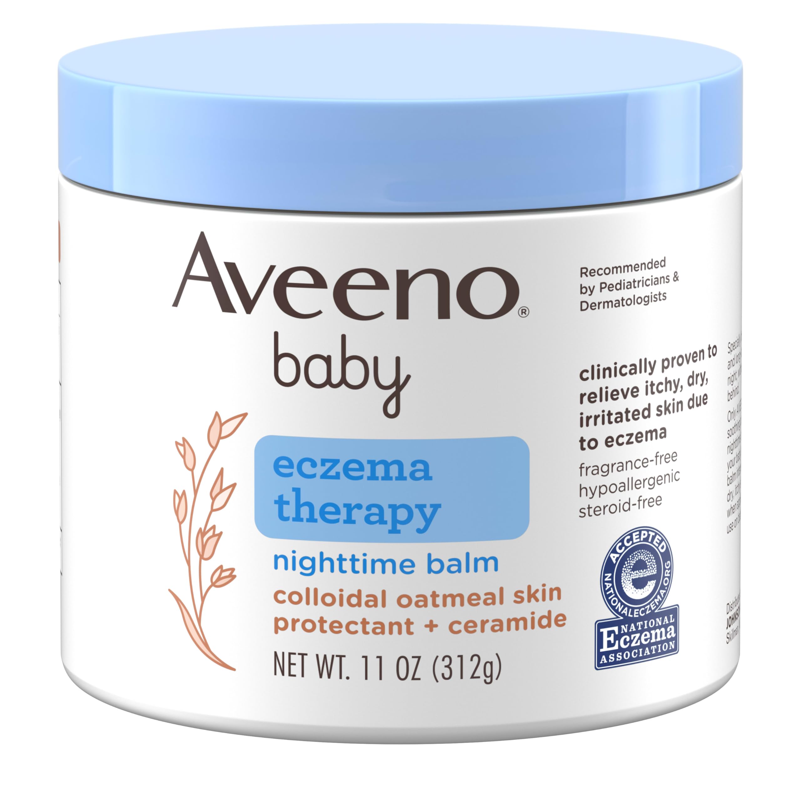 Aveeno Baby Eczema Therapy Nighttime Balm,5.5 oz