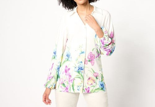 GRAVER Susan Graver Printed Top