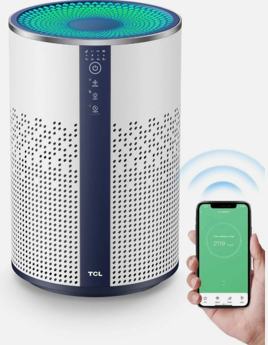 TCL Breeva A1 Smart WiFi Air Purifier Alexa Control H13 HEPA Filter for Home