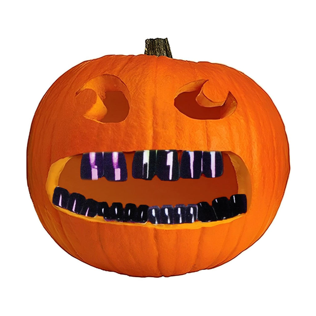 Fun World Oil Slick Pumpkin Decorating Teeth | Buck Teeth