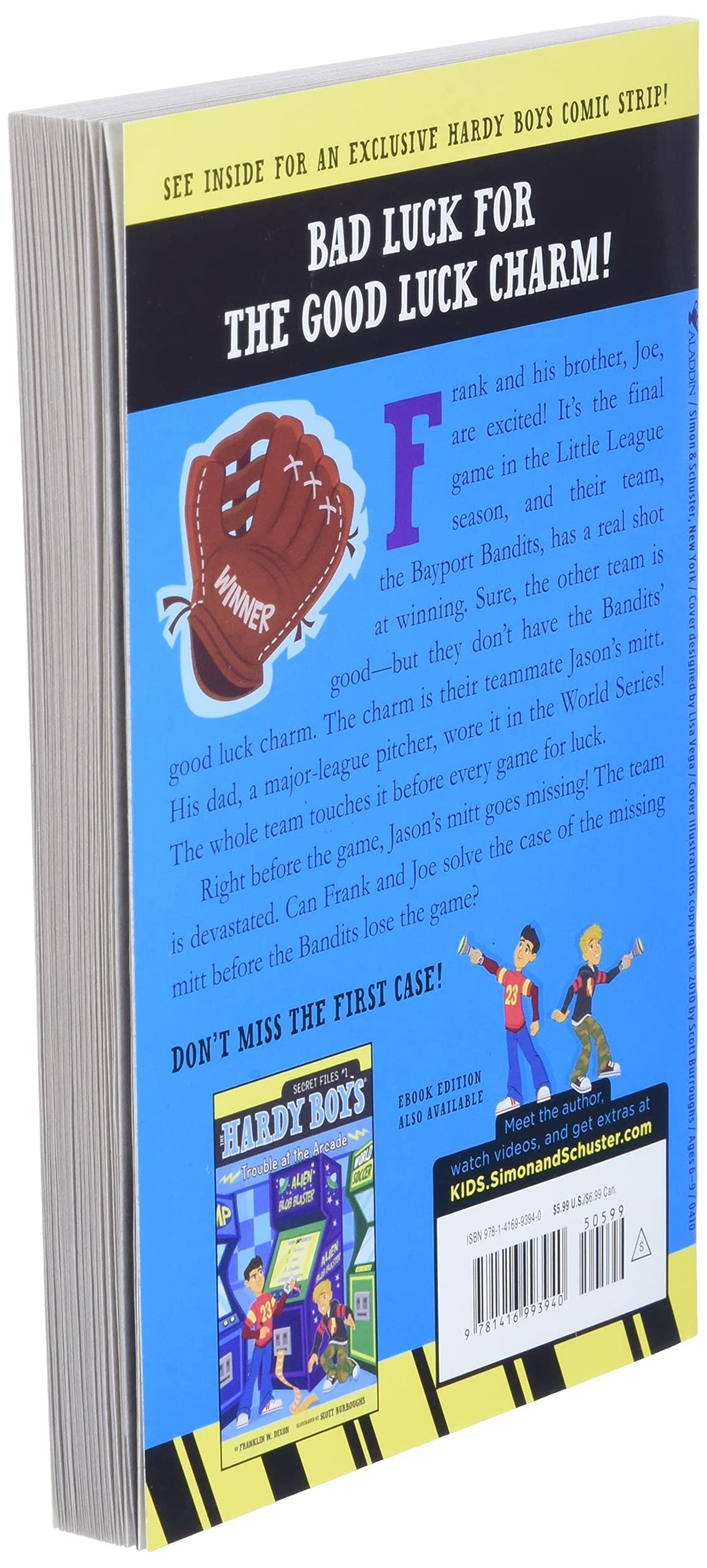The Missing Mitt (Hardy Boys: The Secret Files)
