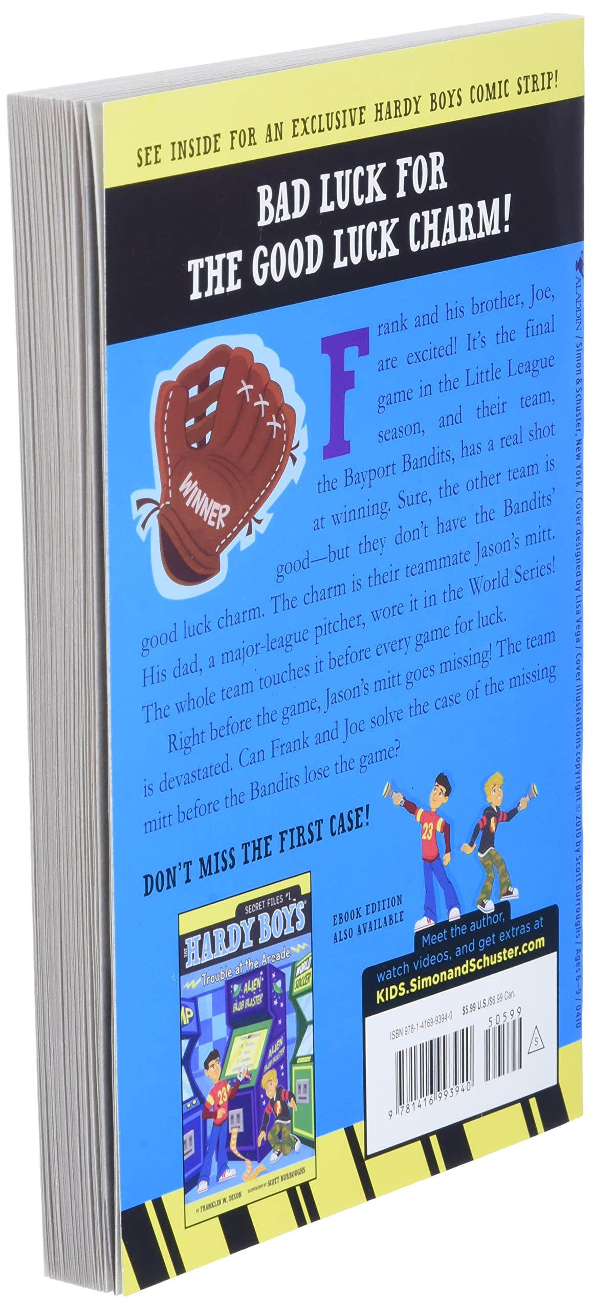 The Missing Mitt (Hardy Boys: The Secret Files)