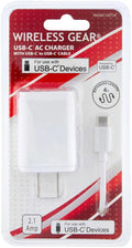 Wireless Gear USB-C Ac Charger With USB-C To USB-C Cable 4 ft