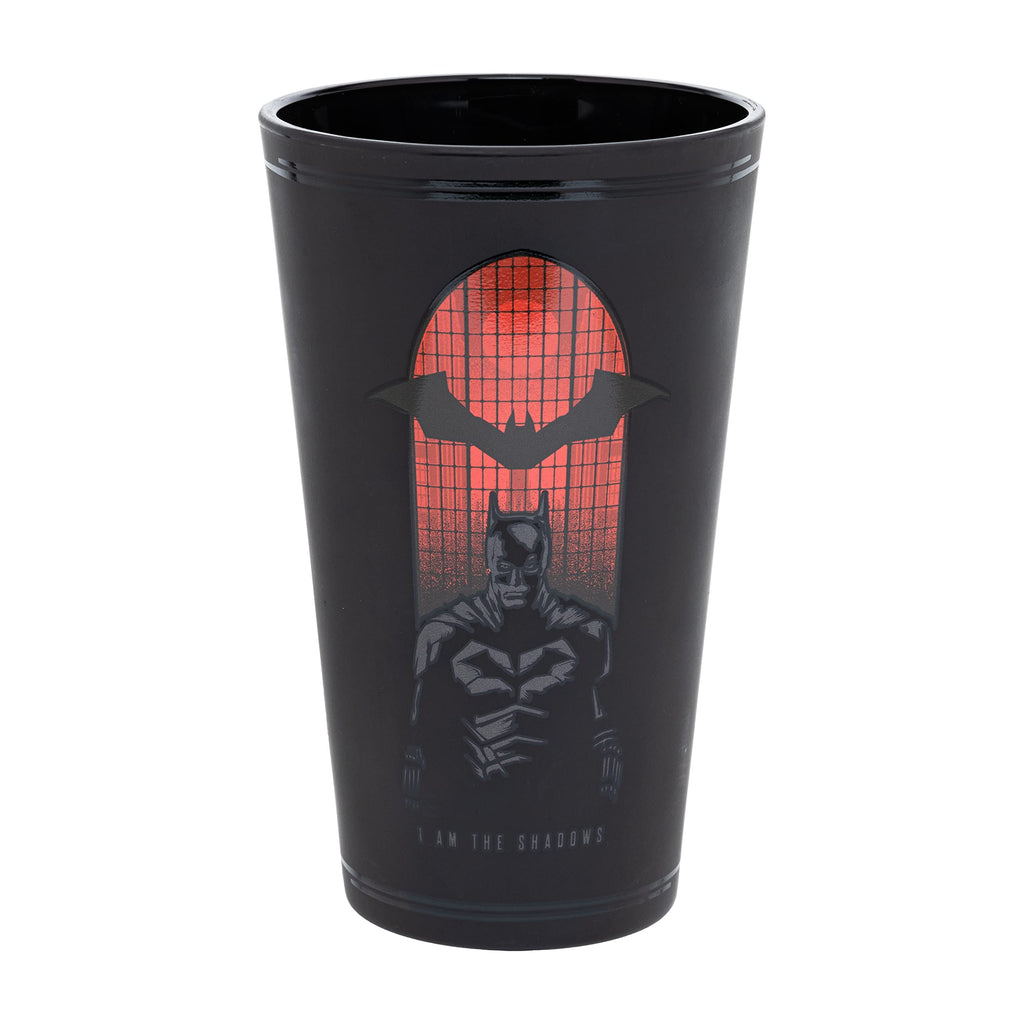 Paladone The Batman Glass, The Batman Movie Merchandise, 400 ml, 13.5 fl oz