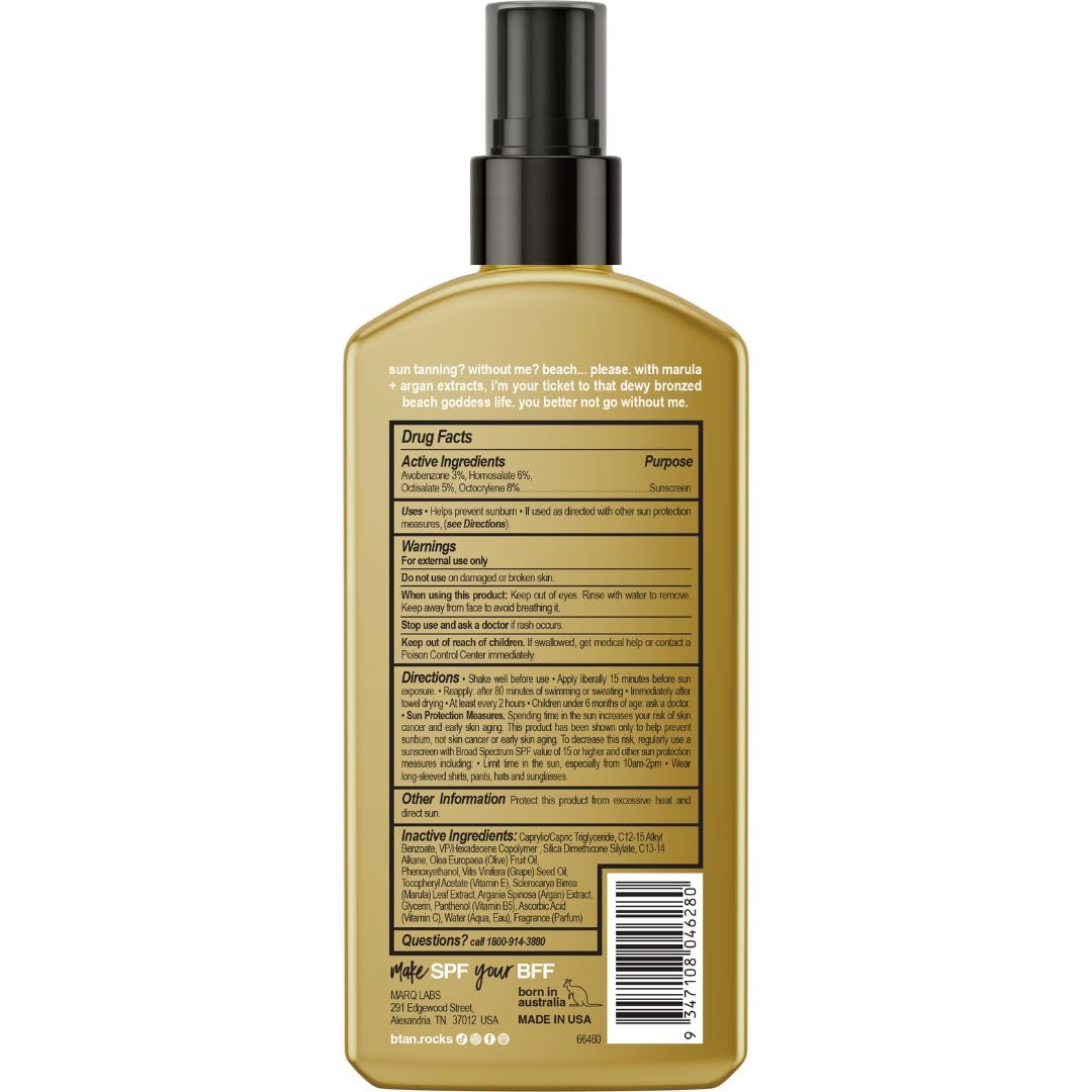 b.tan Deep Dry Spray Tanning Oils | Packed with Ultra Moisturizing Oils to Keep Skin Hydrated, Vegan & Cruelty Free, No Added Nasties