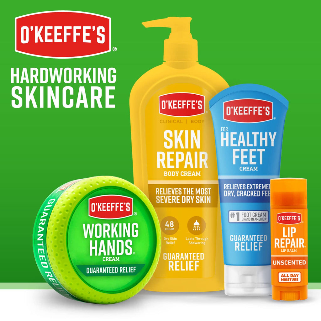 O'Keeffe's Working Hands Moisturizing Hand Soap, 25 Ounce Bottle Refill, Unscented
