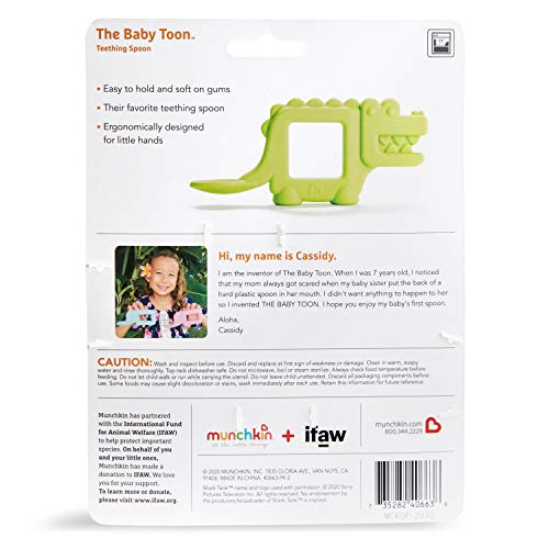 Munchkin The Baby Toon Silicone Teether Spoon