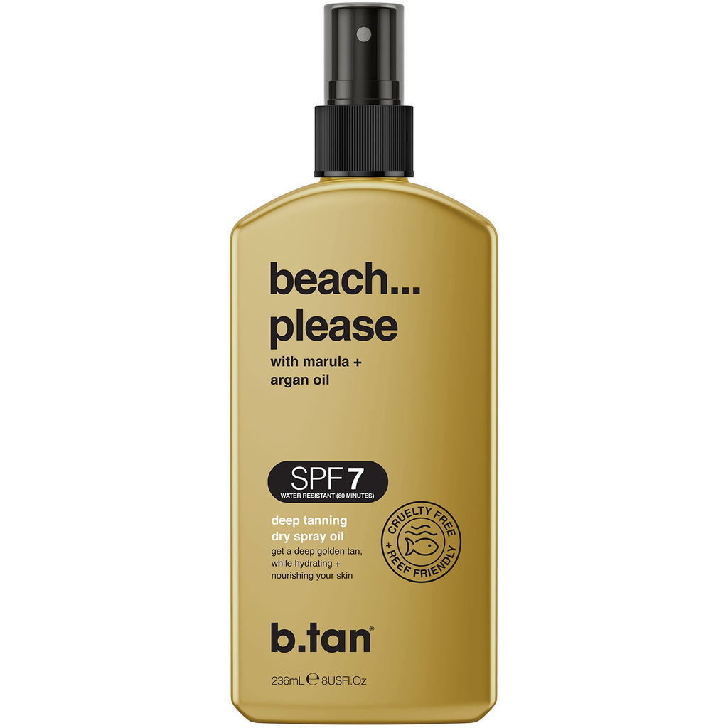 b.tan Deep Dry Spray Tanning Oils | Packed with Ultra Moisturizing Oils to Keep Skin Hydrated, Vegan & Cruelty Free, No Added Nasties
