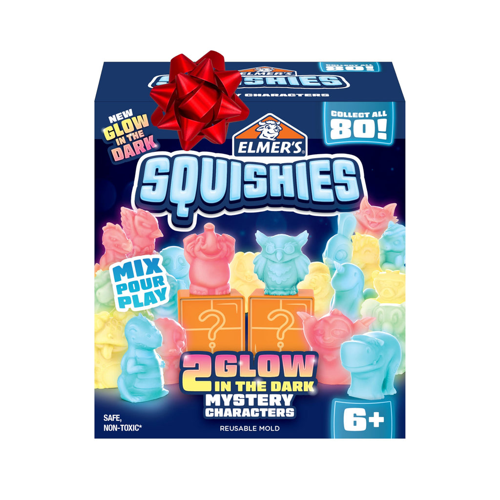 Elmer’s Squishies Refill Pack, Kids Activity, Creates 5 Additional Mystery Characters, 5 Count