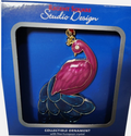 Collectible Peacock Ornament With European Crystal