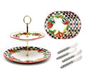 MacKenzie- Childs Deck The Halls Entertaining 7 Piece Set