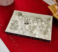 Set of 12 Glass Dew Drop Ornaments