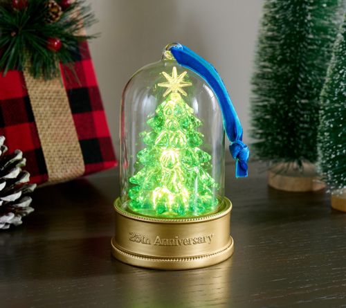 Lights 5" Illuminated Anniversary Ornament