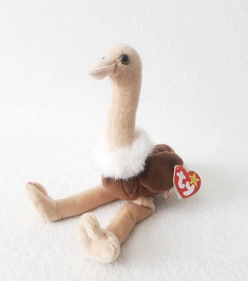 1998 TY Beanie Baby McDonalds Stretchy the Ostrich Teenie Beanie