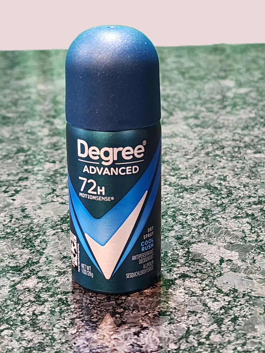 Degree Advanced 72H MotionSense Cool Rush Dry Spray 1oz Travel Size (Pack of 6)