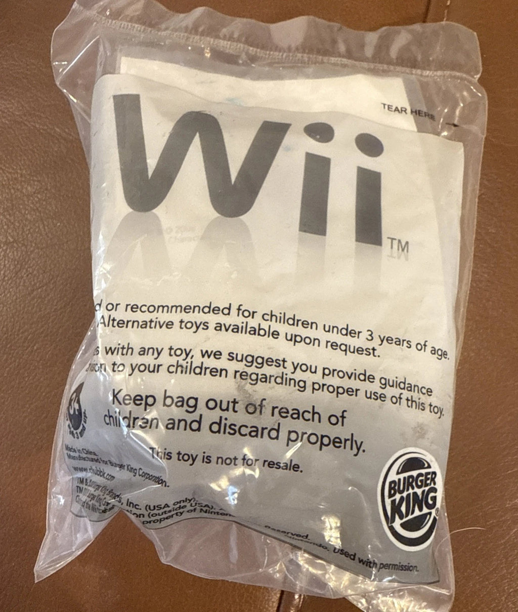 2008 Nintendo Wii Super Mario Bros Float ‘N’ Go Boo Toy BURGER KING Kids Meal 2008