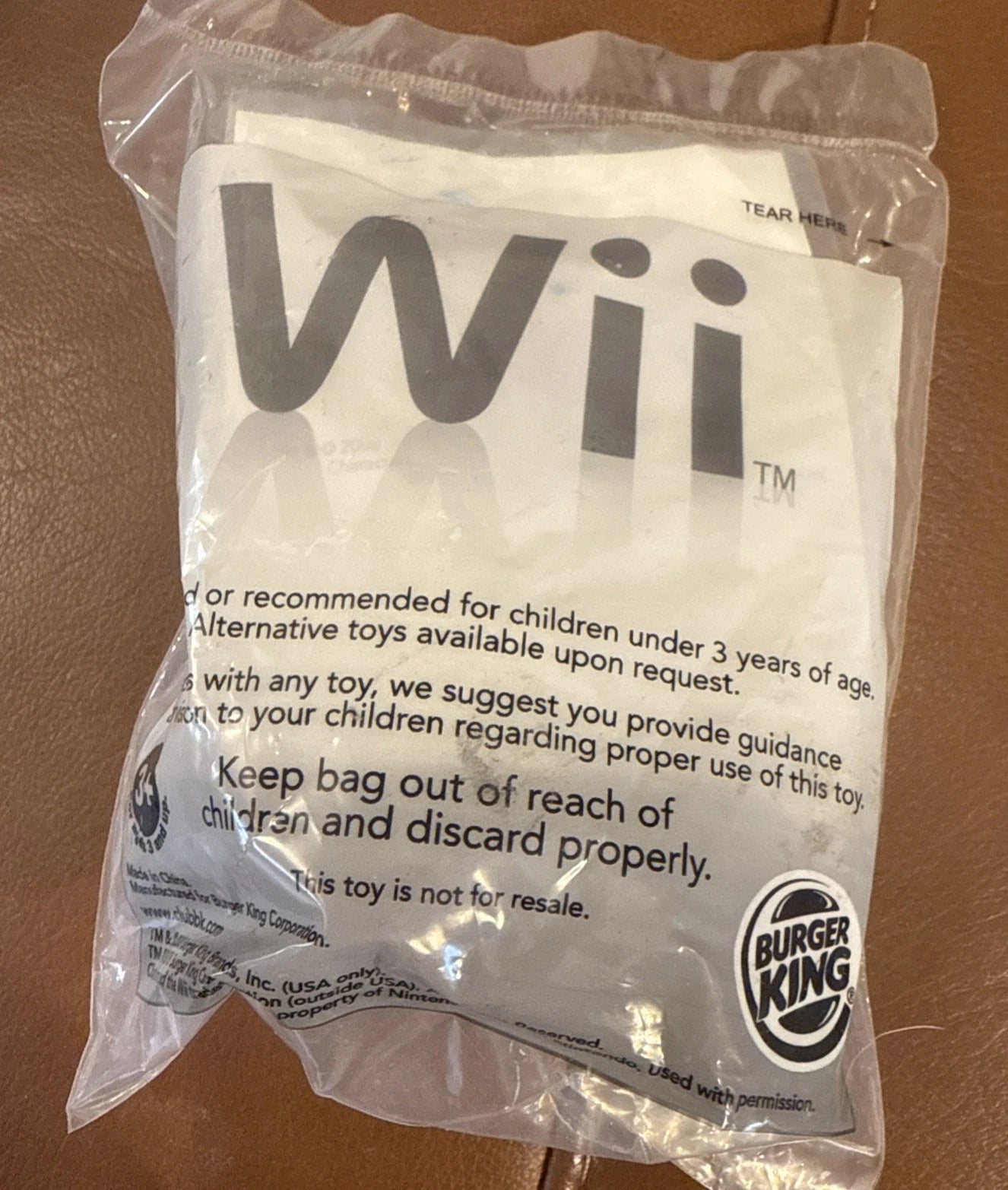 2008 Nintendo Wii Super Mario Bros Float ‘N’ Go Boo Toy BURGER KING Kids Meal 2008