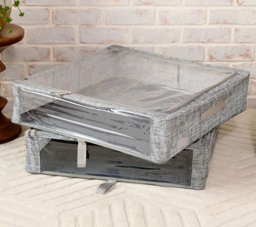 Periea Set 2 Large Slim Storage Boxes